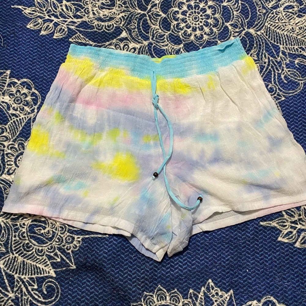 Apt. 9 Gauzy tie dye shorts